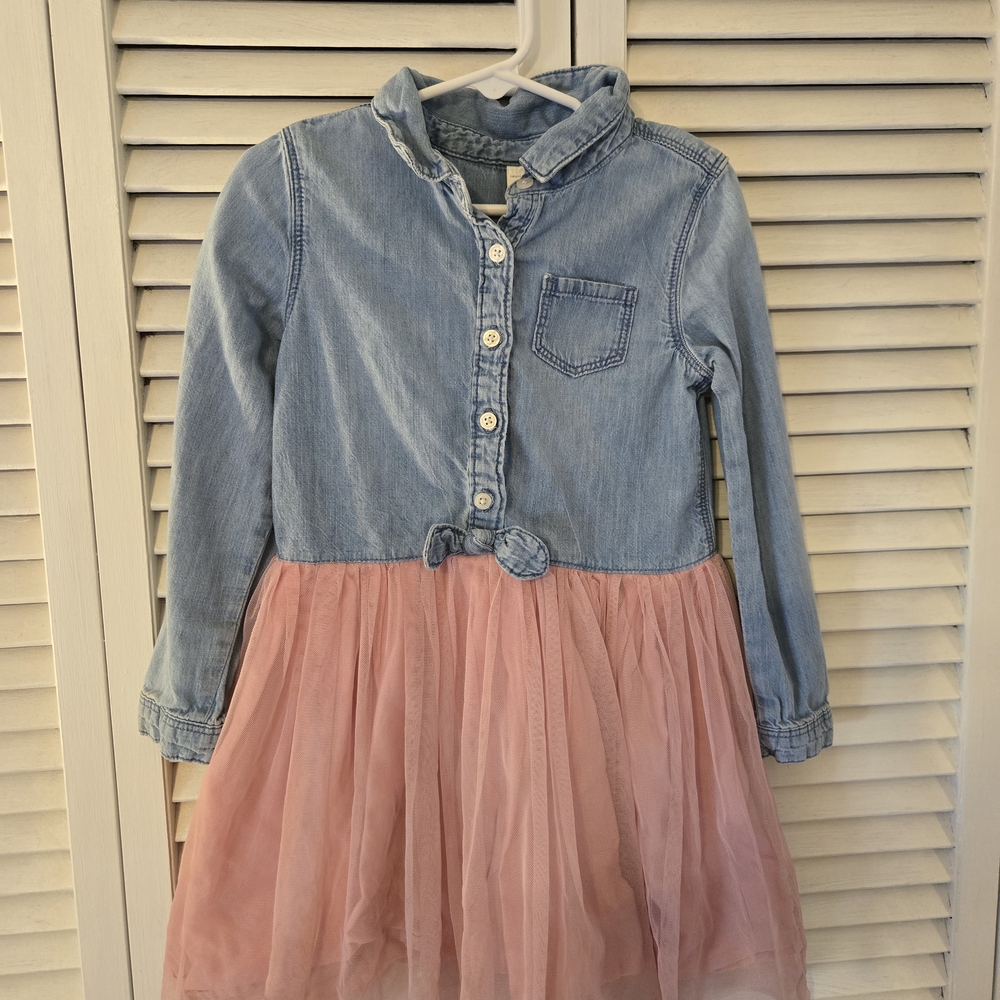 OshKosh B'gosh Blue and Pink Casual Dress